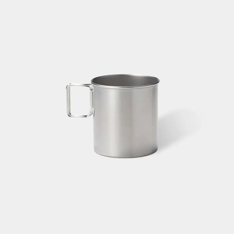 Compact Stainless Steel Mug (S) | Polished Silver Finish | Marumo Takagi 1