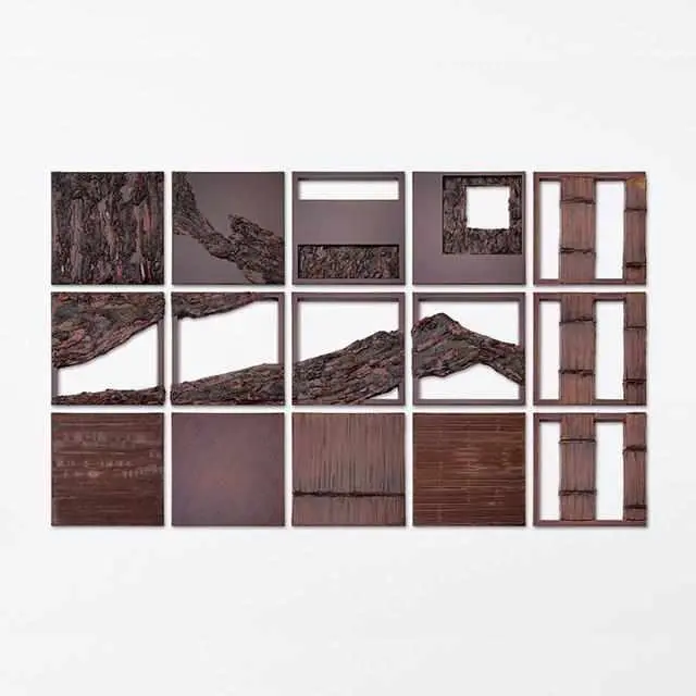 Complete Wajima Lacquer Screen Collection: 15 Panels (Kokemusu + Nerikanshitsu) 1
