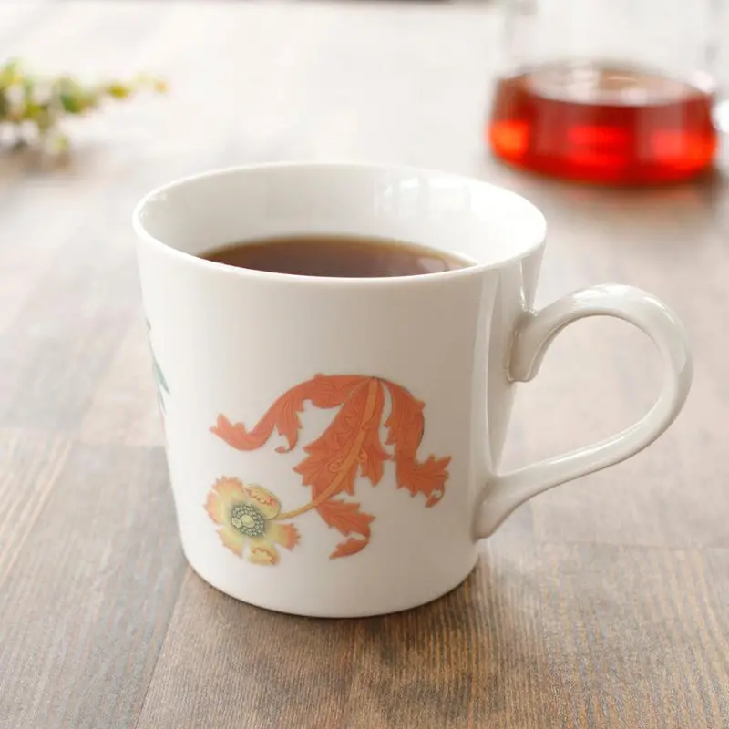 Compton Botanical Mug – Mino-Yaki Ceramic By Marumo Takagi | Rotating Colors & Patterns 1