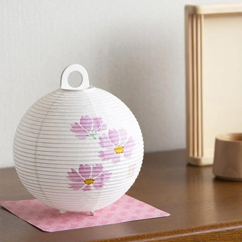 Cosmos Flower Gifu Chochin Letter Lantern | Handcrafted Japanese Lantern 1