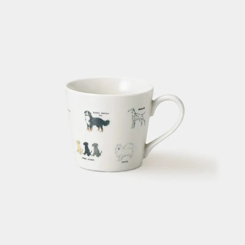 Dalmatian-Themed Ceramic Mug – Part Of Relaxing Dogs Collection | Mino Ware 1