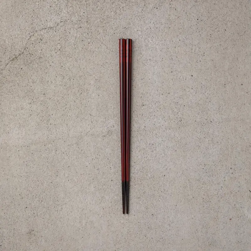 Dan Red Yondan Chopsticks – Artisanal 18-Zen Lacquerware 1