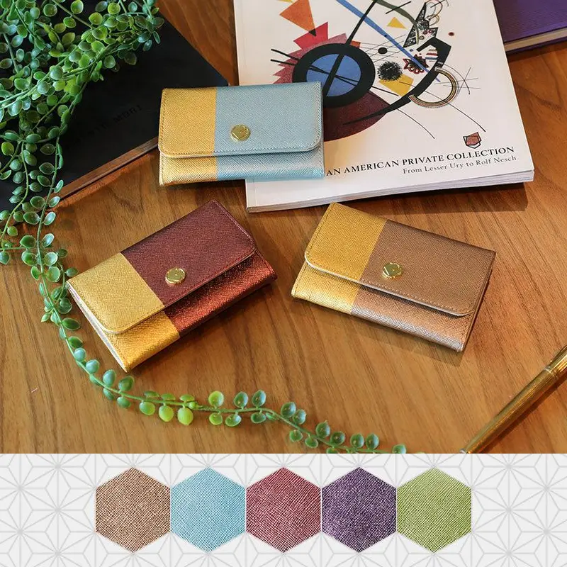 Daybreak Card Case – Sleek Kyoto Gold Leaf Design With Gold Stamping | Goldream Kyoto 1