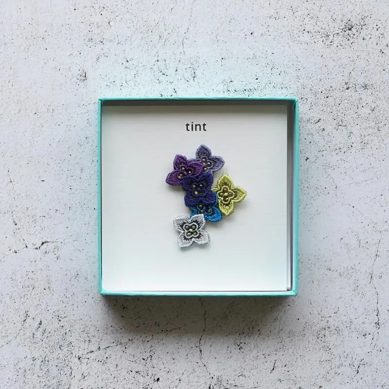 Delicate Hydrangea Brooch – Tint C Design, Morphosphere X Kyoto Craft 1