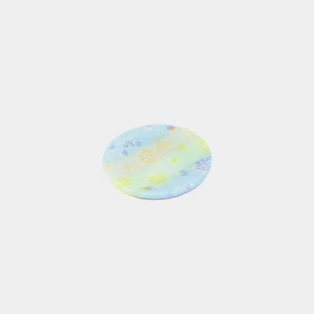 Delicate Sakura Platter – Blue, Small | Nishijin Re:Nista Traditional Plate 1