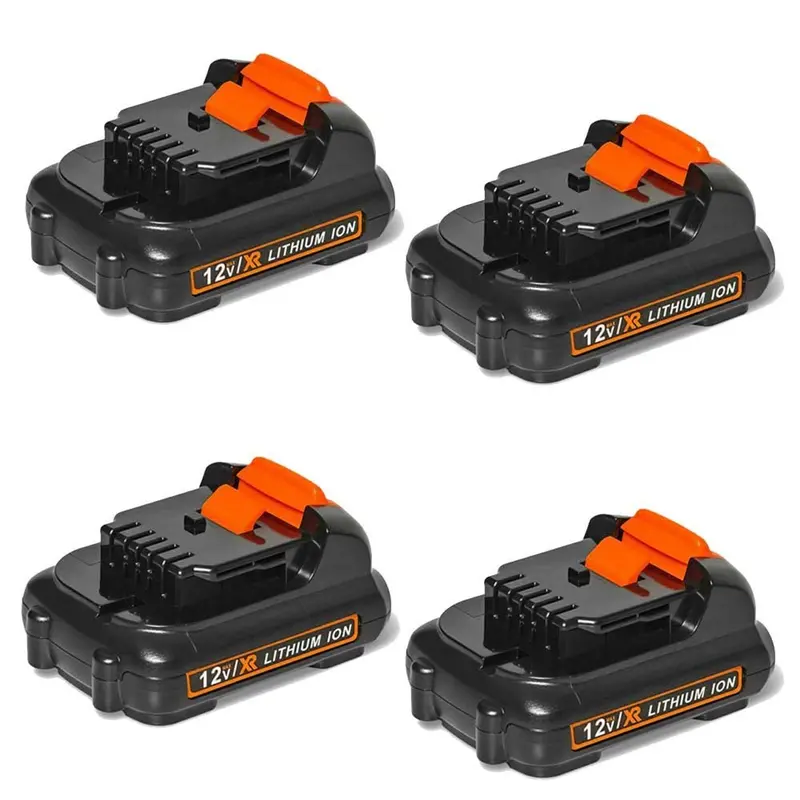 Dewalt 12V Li-Ion Replacement Batteries – Dcb120/Dcb123/Dcb127 6.0Ah Quad-Pack 1