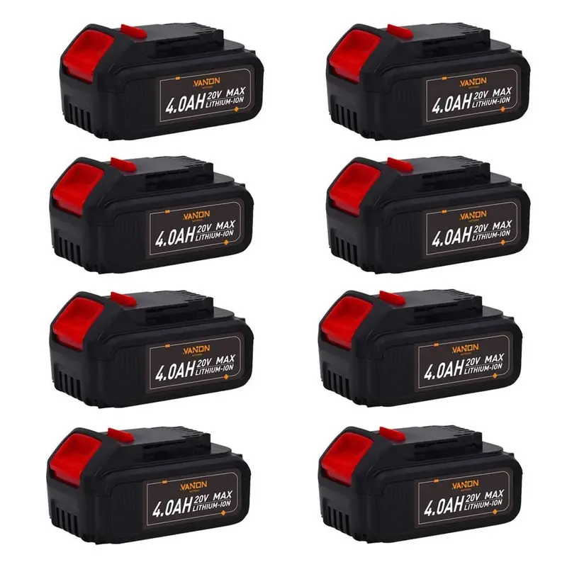 Dewalt 20V 4.0Ah Lithium-Ion Replacement Battery For Dcb200 Tools (8-Pack) 1