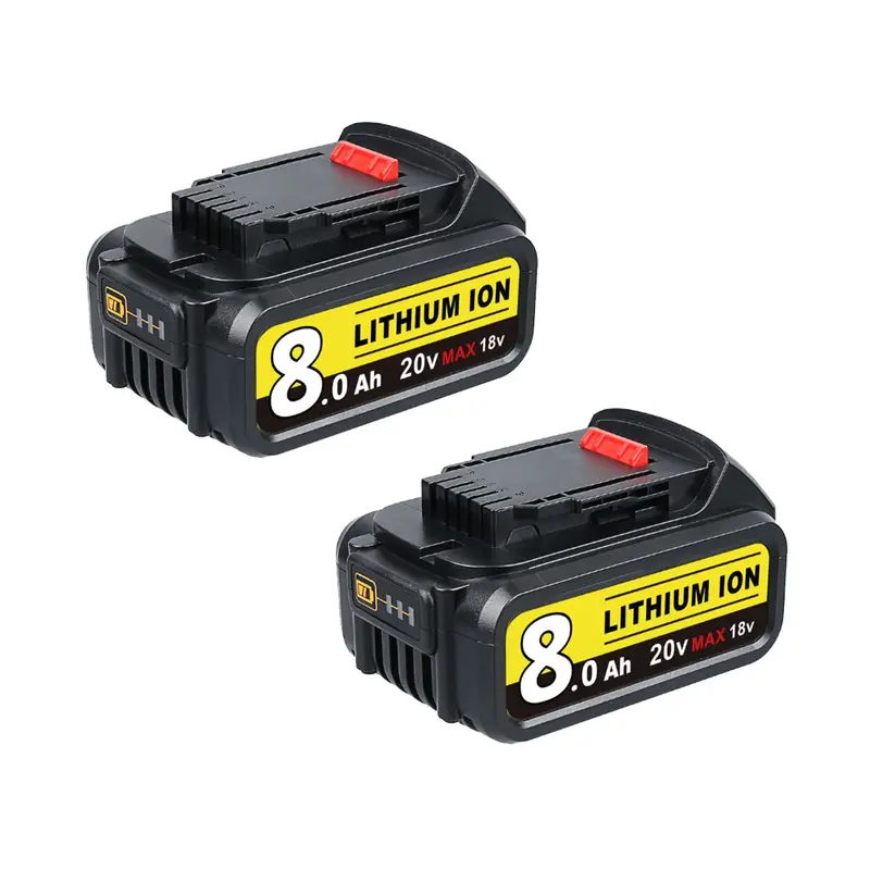 Dewalt 20V Dcb205 Replacement Battery – 8.0Ah Li-Ion, 2-Pack 1
