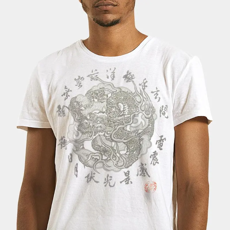 Dragon-Themed T-Shirt – Bold Silkscreen Art On Premium Cotton 1