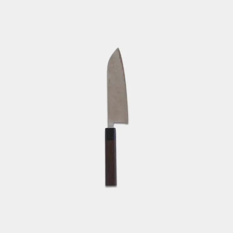 Echizen Forged Santoku Knife – 170Mm Ukigumo Damascus Pattern By Iwai Cutlery 1