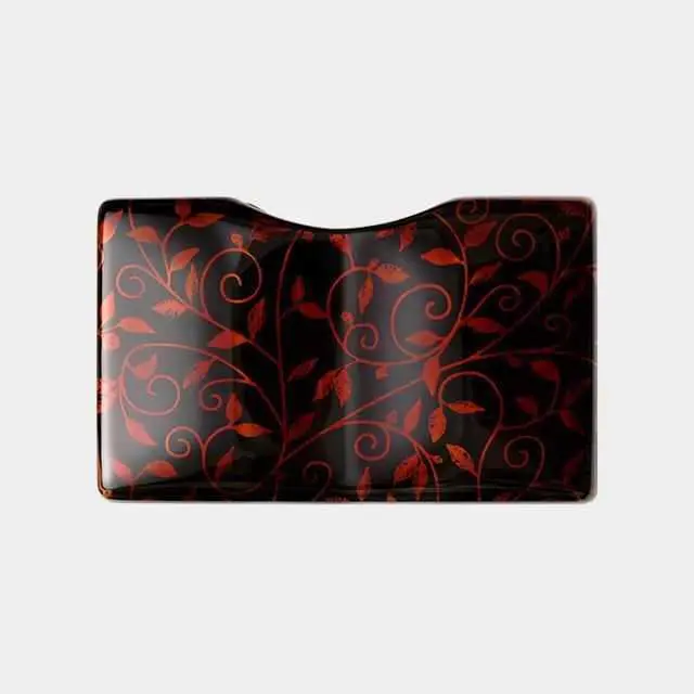 Echizen Lacquer Business Card Case: Arabesque Lacquer Vyac Holder By Takumiichi 1