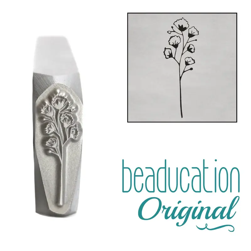 Elegant Baby’S Breath Metal Stamp, 15Mm – Beaducation Original 1