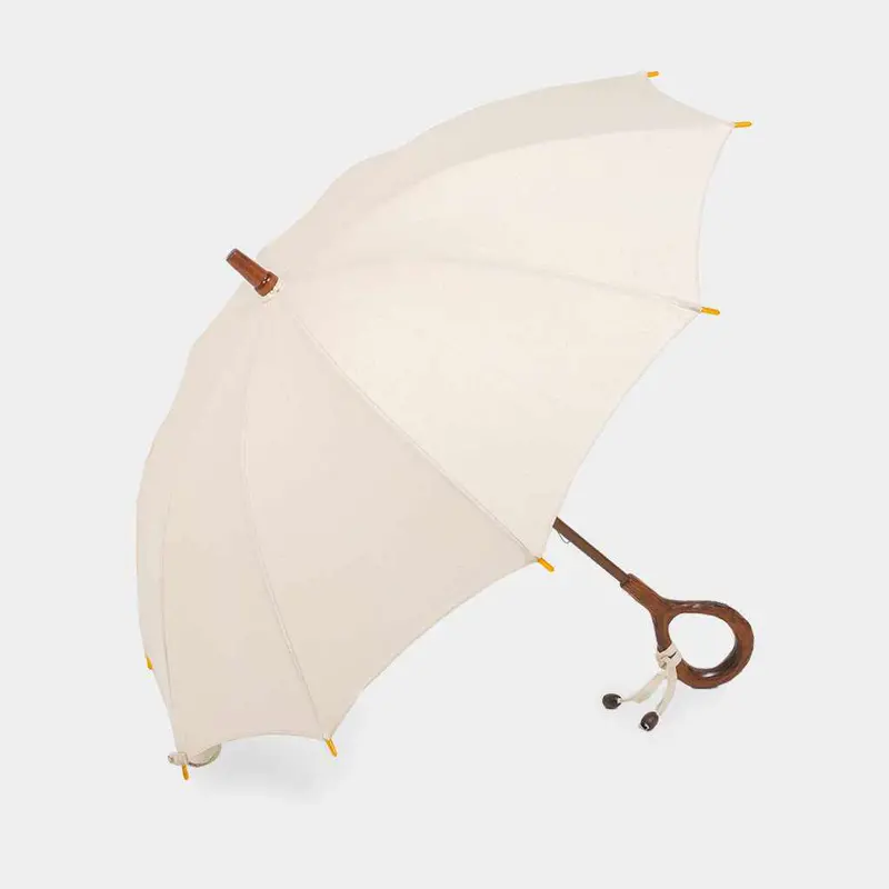 Elegant Off-White Parasol – Imperial Warrant Design | Maehara Ko-Ei Shoten 1
