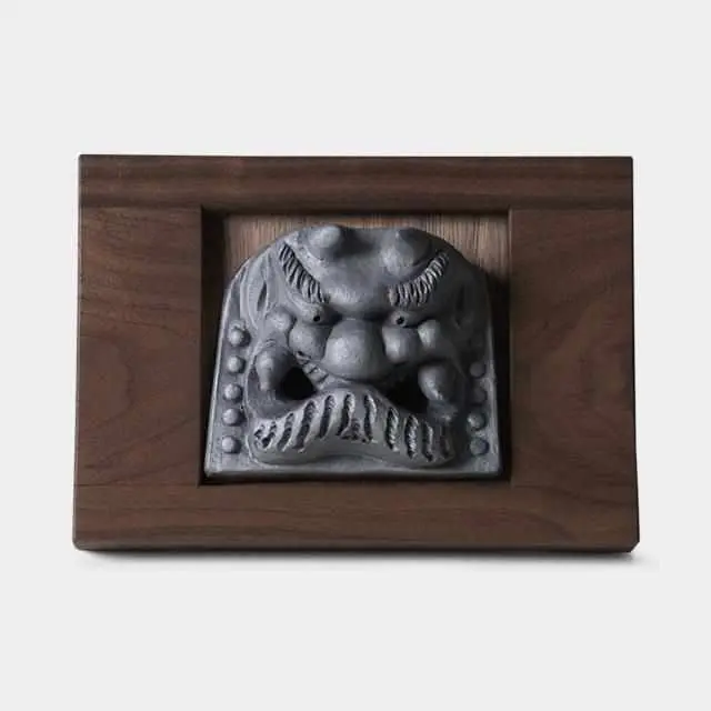 Enzaburo Kamiya Onigawara Gargoyle – Hand-Sculpted Interior Accent | Sanshu Onigawara Heritage 1