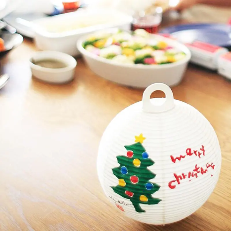 Festive Christmas-Themed Letter Lantern | Authentic Gifu Chochin Lamp 1