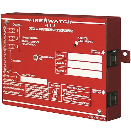 Fire-Lite 411Ud Universal Fire Alarm Control Panel With Built-In Communicator 1