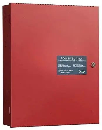 Fire-Lite Fl-Ps10 10A Remote Charger Power Supply – 120Vac Input, Lockable Metal Enclosure, Red 1