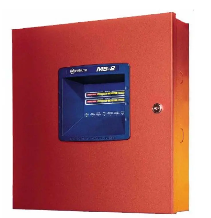 Fire-Lite Ms-2 Conventional Two-Zone Fire Alarm Control Panel 1