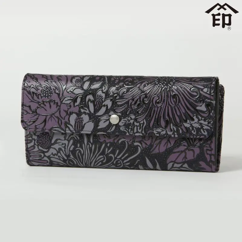 Flonity Lacquered Deerskin Wallet – Premium Koshu Inden Leather Accessory By Inden-Ya 1