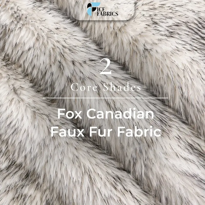 Fox-Style Canadian Faux Fur Textile Fabric 1