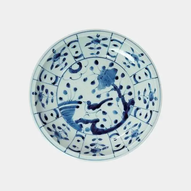 Fuyo (Hibiscus) Motif Premium Platter – Imari-Arita Porcelain By Zoa 1