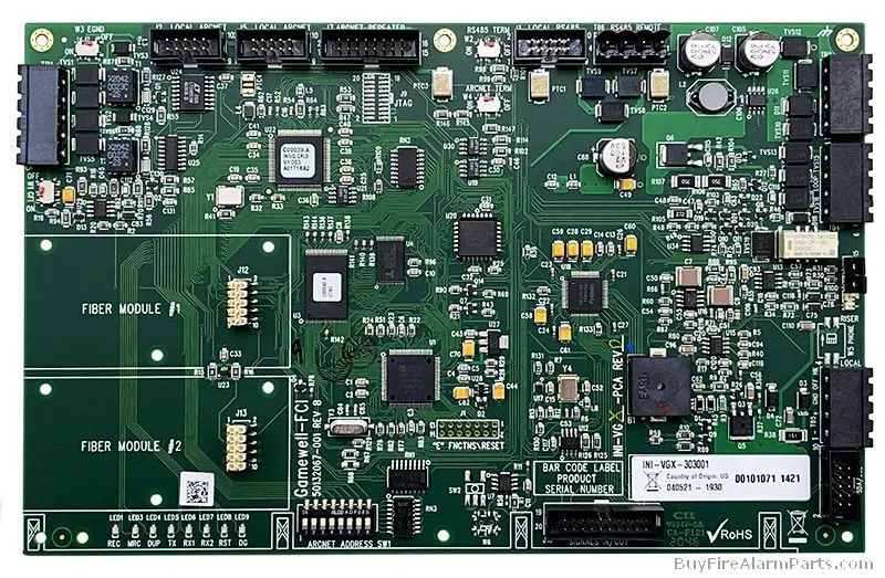Gamewell-Fci Ini-Vgx Voice Gateway Transponder Board – Enables Voice Evacuation Integration 1