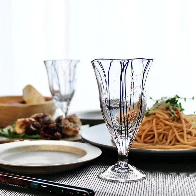Gen Wine Glass Duo – Pair Of Elegant Handblown Glasses 1