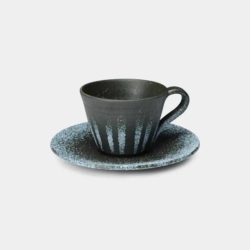 Glazed Hibiki Coffee Mug – Modern Kyoto Kiyomizu Ware Ceramic Cup By Dainichi 1