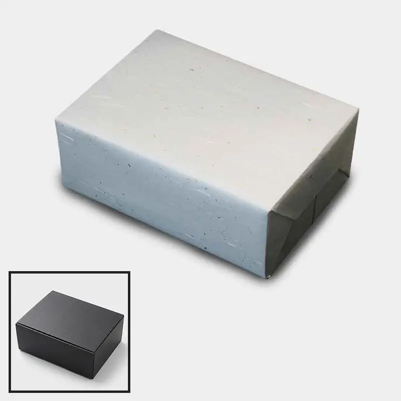 Gold-And-Silver Metallic Washi Paper Gift Wrap With White Accents And Box 1
