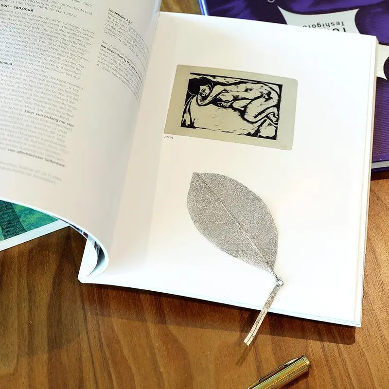 Goldleaf Bookmark – Platinum-Finished Metal | Goldream Kyoto 1