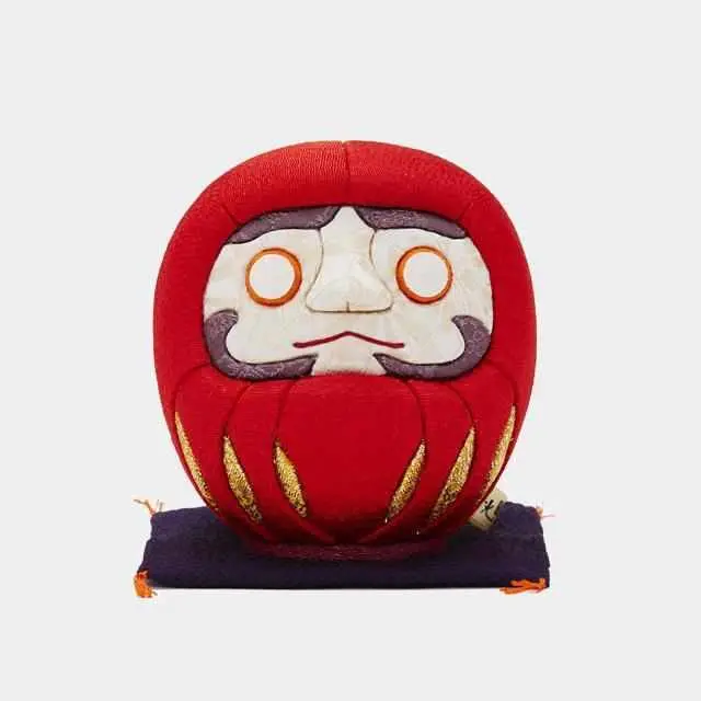 Great Seer Daruma Doll – Bold Red Finish, Large Edo-Style Figure 1