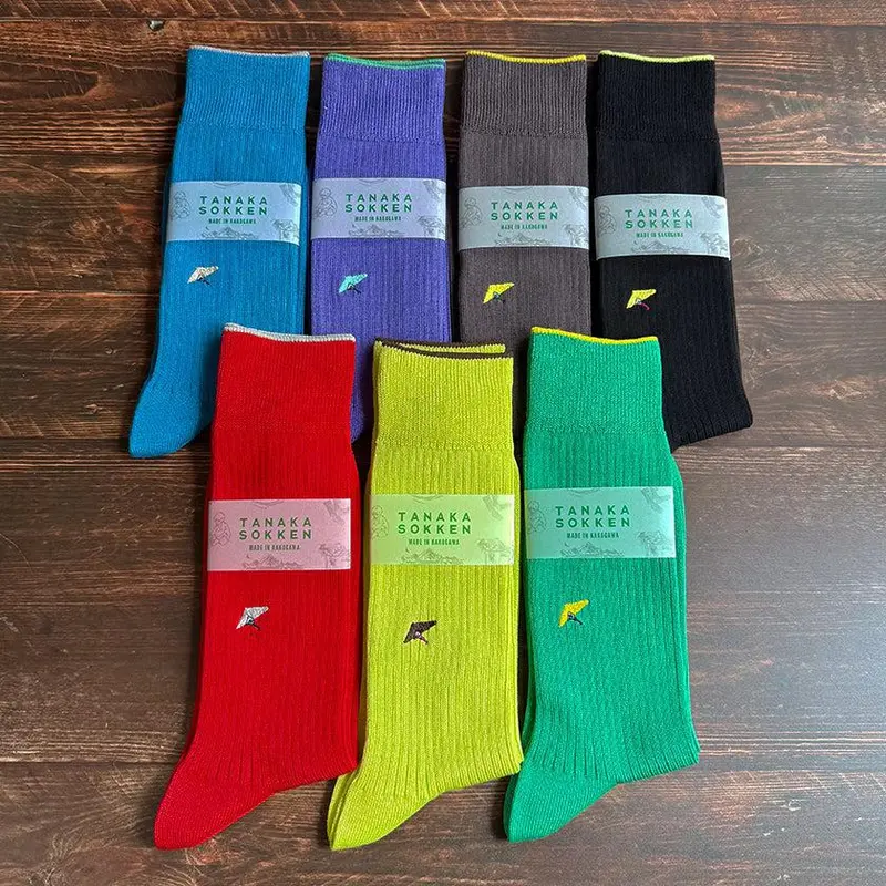 Grider.Rib Ribbed Cotton Socks – Large Size By Tanaka Sokken 1