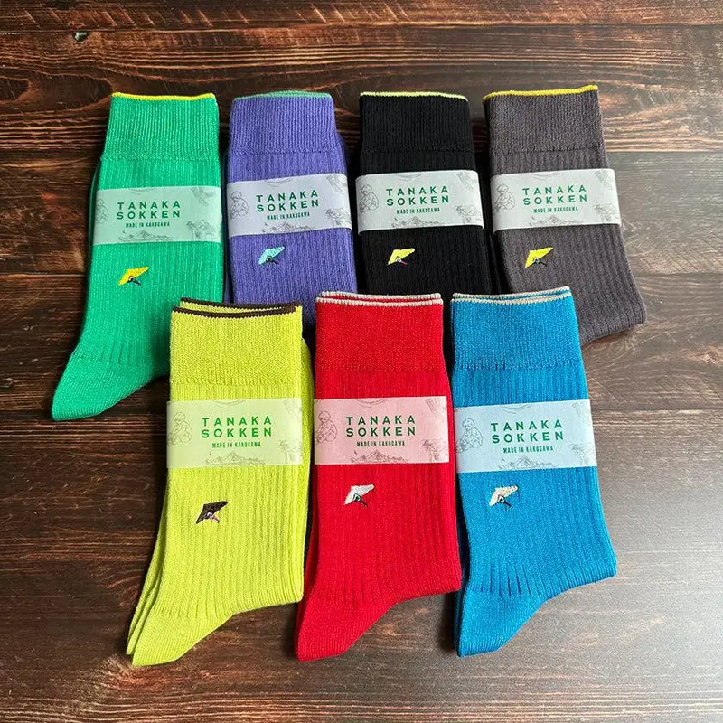 Grider.Rib Ribbed Cotton Socks – Small Size By Tanaka Sokken 1