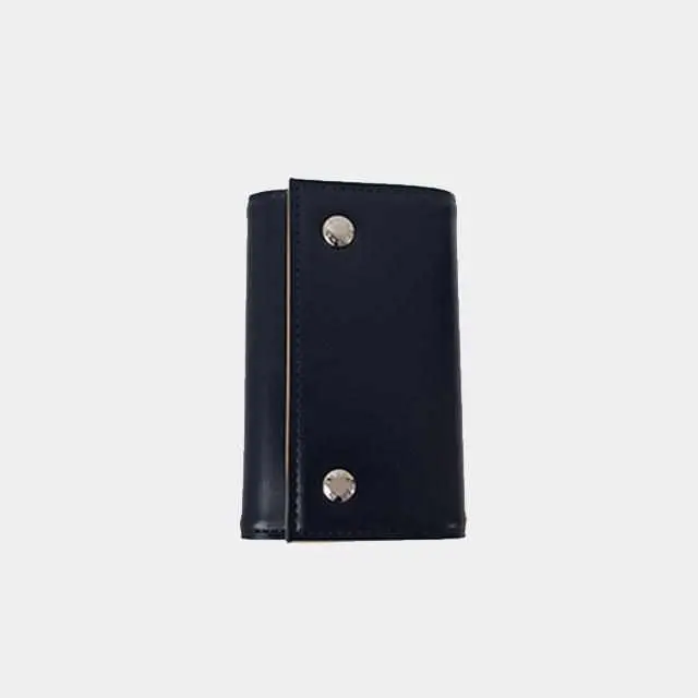Gunjou Blue Key Case By Bambi X Satori | Full-Grain Leather Compact Keeper 1