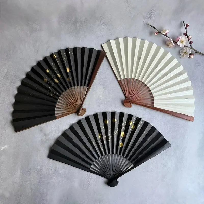 Hakuzu Image3 Folding Fan – 7-Sun Size, Kyoto Craftsmanship | Yasuto Yonehara 1