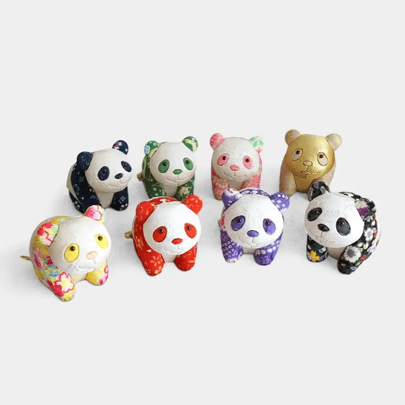Handcrafted Edo-Style Happiness Panda Doll | Kakinuma Dolls 1