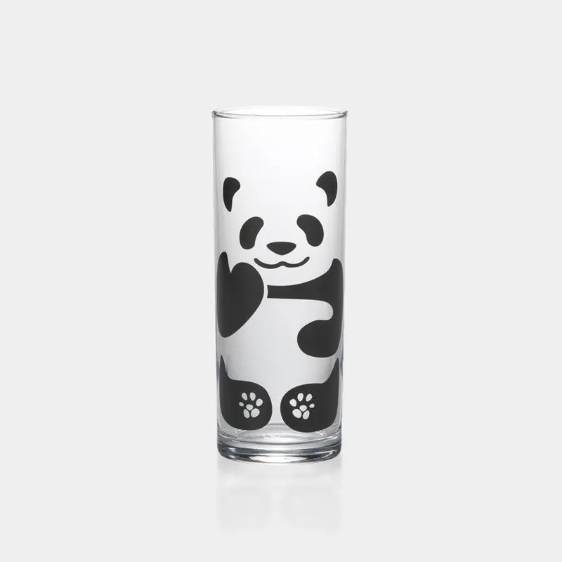 Handcrafted Panda Glass Tumbler By Marumo Takagi | Mino Ware Animal Series 1