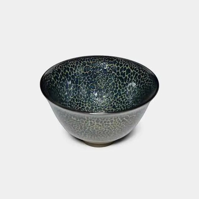 Handcrafted Yellow Hail Tenmoku Sake Cup – Kyoto Kiyomizu Ware 1