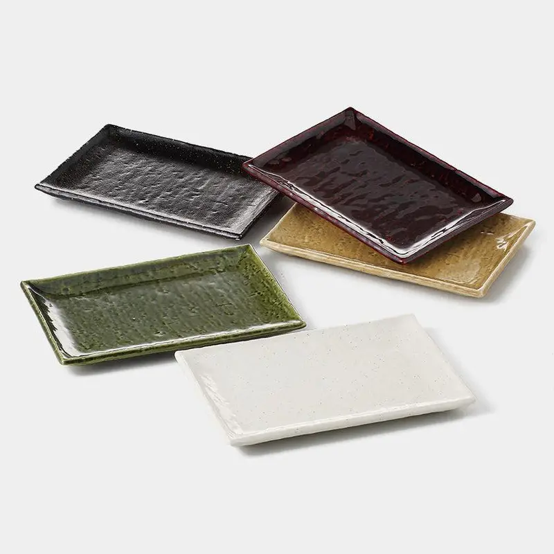 Hasami Ware Flavor Square Dish Set (5-Piece) – Saikai Toki Contemporary Tableware 1
