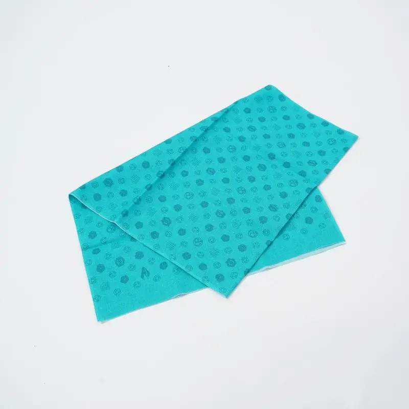Hatsune Kobou Tenugui Towel – Hatsune Miku Light Blue Pattern In Ise Cotton 1