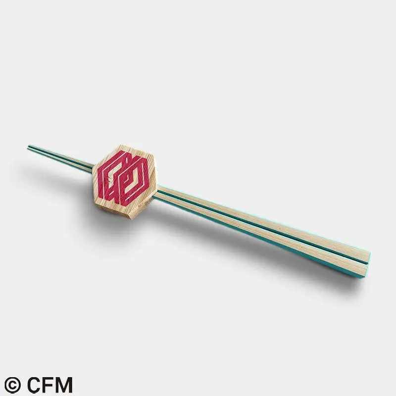 Hatsune Miku Chopstick Set With Rests – Sustainable Bamboo Craft 1