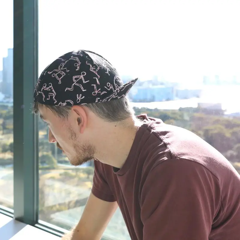 Haura Olympic Games All-Over Cap – Artisan Kyoto Yuzen Dyeing By Majikao 1