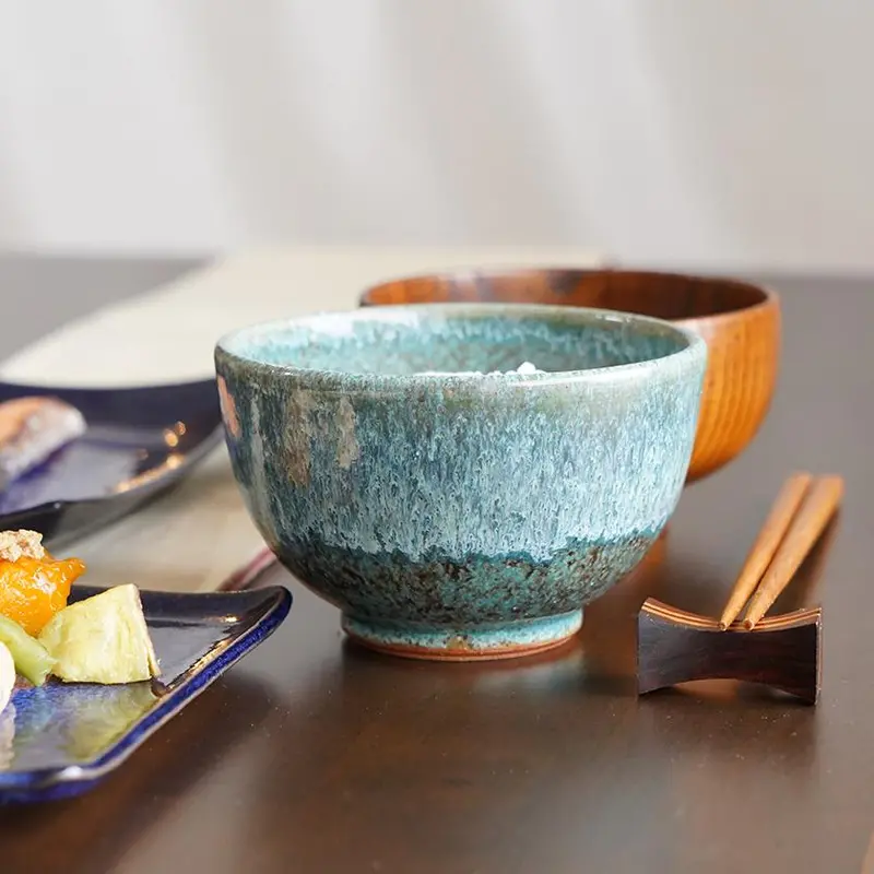 Hekiryoku Karatsu Ceramic Bowl – Authentic Otani Ware Stoneware 1