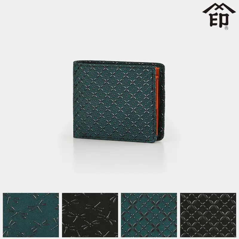 Hisoka Billfold J | Structured Inden Leather Wallet 1