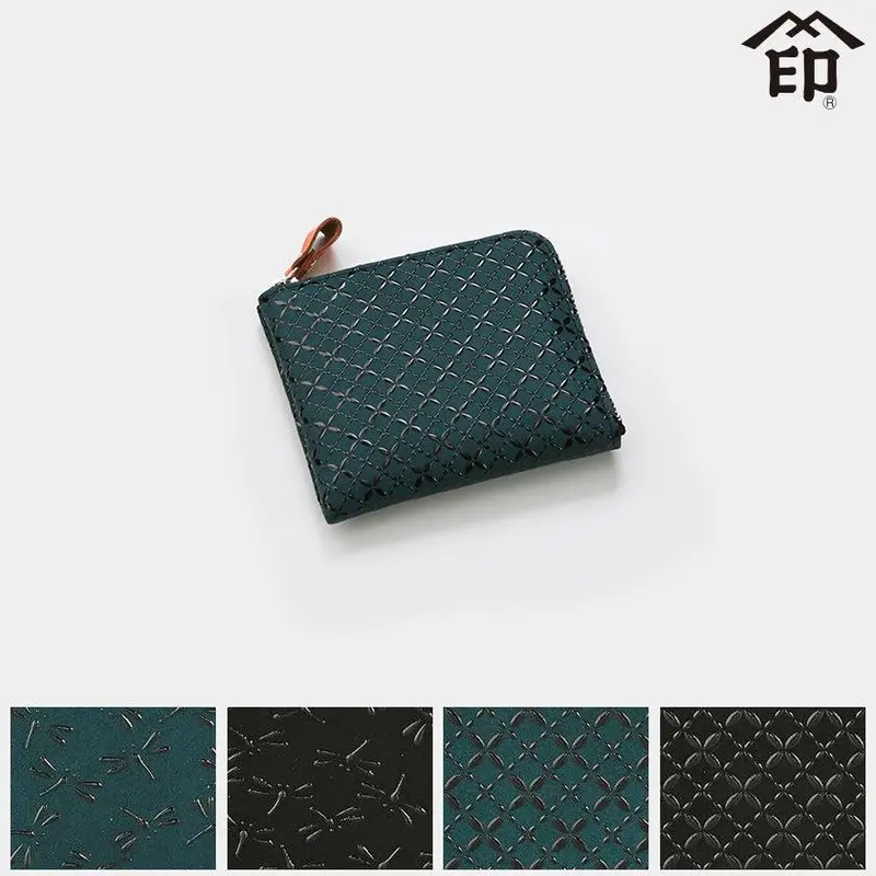 Hisoka F Coin Purse (No. 11) | Slim Inden Leather Accessory 1