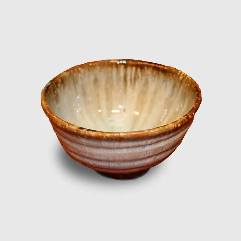 Hydrangea Glaze Small Rice Bowl | Functional Iga Yaki | Mashino Kiln 1