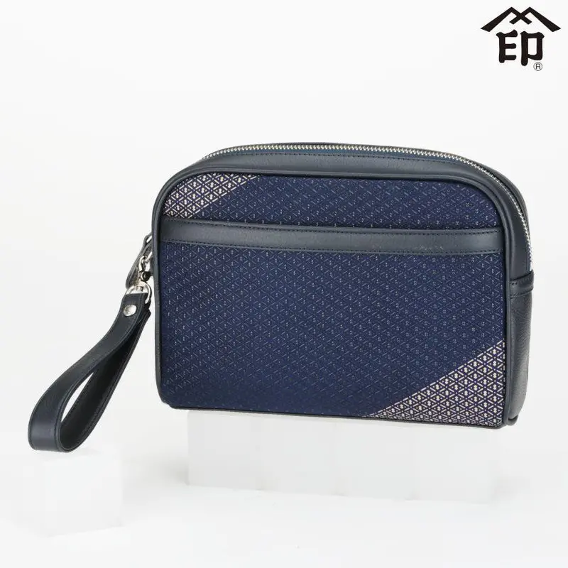 Ihori Clutch Bag – Elegant Koufu Inden Lacquerwork On Deerskin | Inden-Ya 1