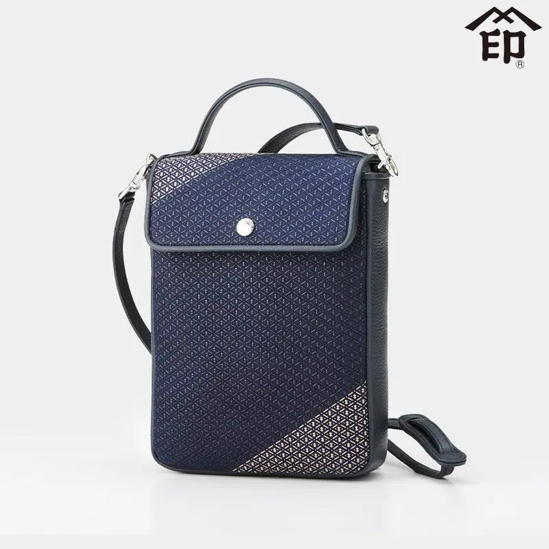 Ihori Shoulder Bag – Lightweight Koshu Inden Leather Design 1