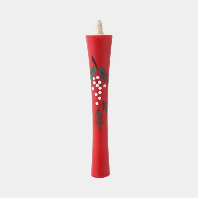 Ikari Nanten Candle With Decorative Stand – 15-Momme Japanese Traditional Candle By Nakamura 1