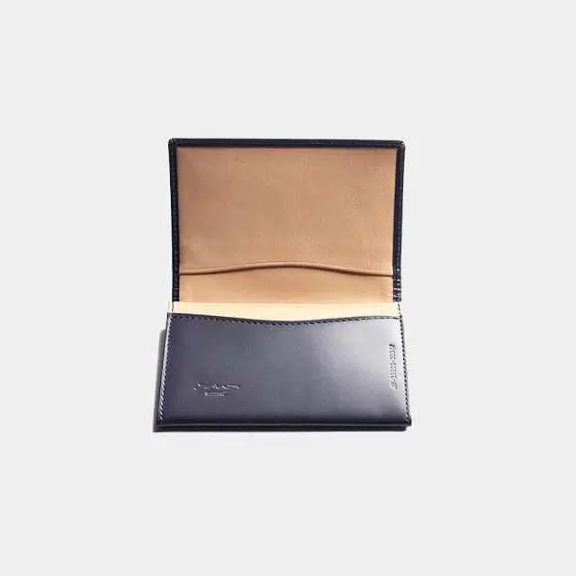 Indigo Business Card Organizer | Satori Premium Leather Portfolio 1